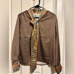 Elegant blouse ala Celine. Size Small.